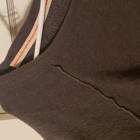 XS Aerie Oversized Lounge Sweater in Dark Gray. - Picture 6 of 6